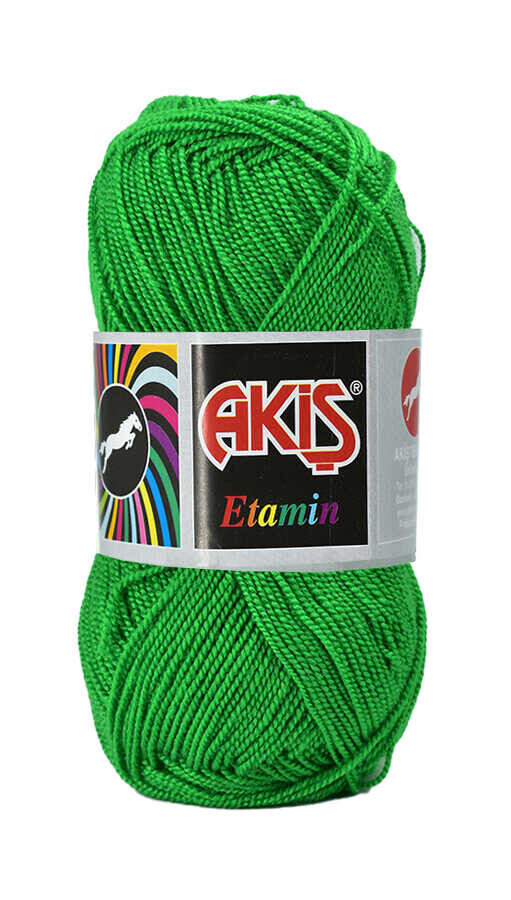 AKİŞ,ETAMİN 30 GR 703 TÜRBE YEŞİL,EL ÖRGÜ İPLİKLERİ 