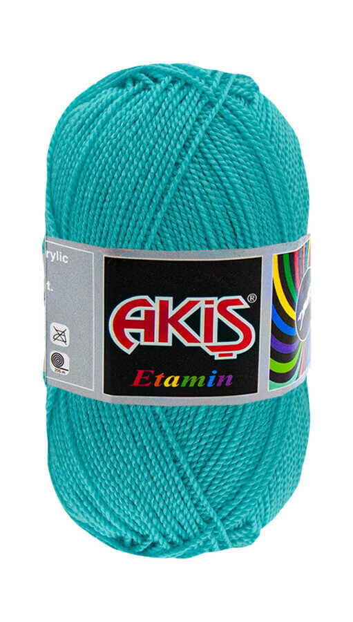 AKİŞ,ETAMİN 30 GR 735 MÜRDÜM,EL ÖRGÜ İPLİKLERİ 