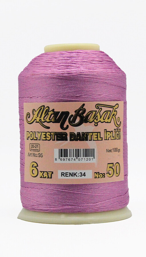 ALTINBAŞAK,100 GR POLYESTER 034,POLYESTER İPLİKLER 