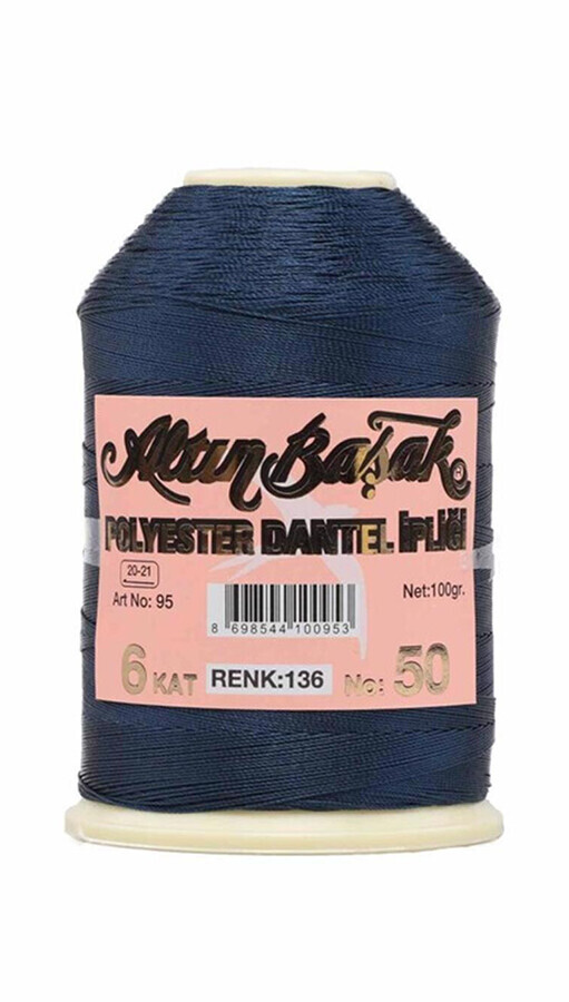 ALTINBAŞAK,100 GR POLYESTER 136,POLYESTER İPLİKLER 