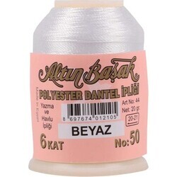 ALTINBAŞAK,20 GR POLYESTER BEYAZ,POLYESTER İPLİKLER 