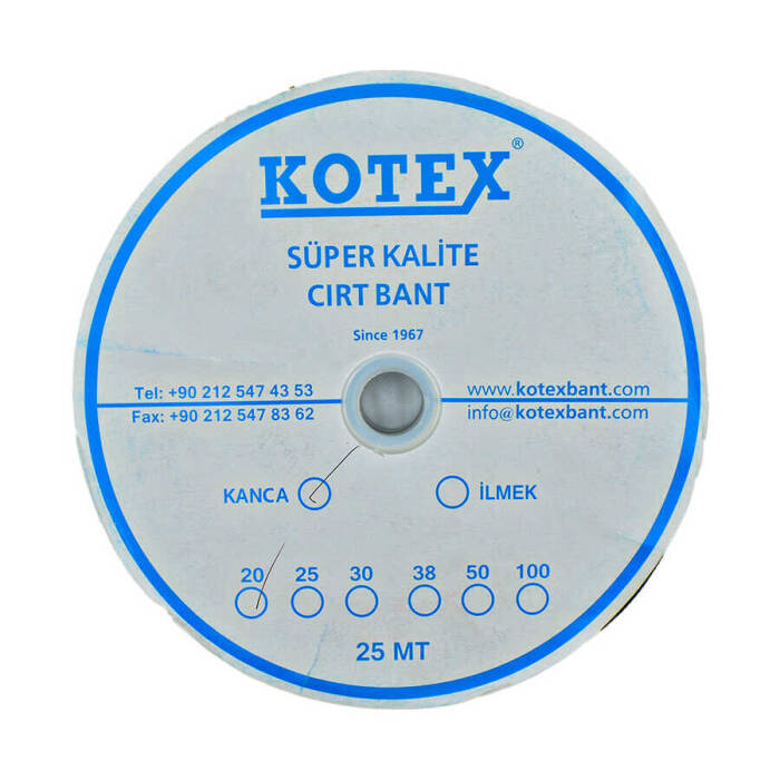 KOTEKS,2 CM CIRT 25 MT ÇİFT,TERZİ MALZEMELERİ - 2