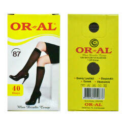 ORAL,SPOR PANTALON SARI KUTU RENK NO:87,ÇORAP - 1