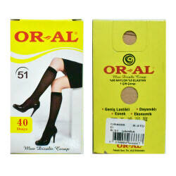 ORAL,SPOR PANTOLON SARI KUTU RENK NO:51,ÇORAP - 1