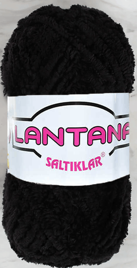 SALTIKLAR,LANTANA 0051 SİYAH,EL ÖRGÜ İPLİKLERİ 