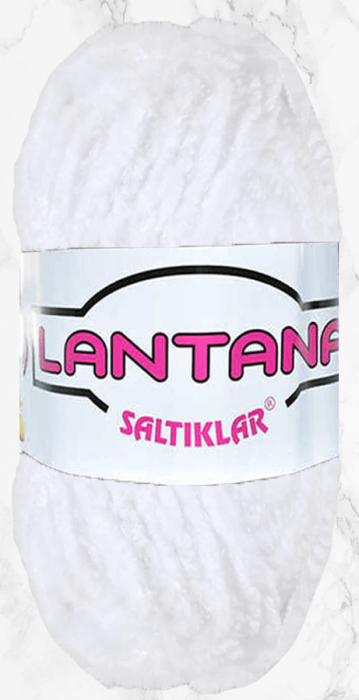 SALTIKLAR,LANTANA 0053 BEYAZ,EL ÖRGÜ İPLİKLERİ - 1