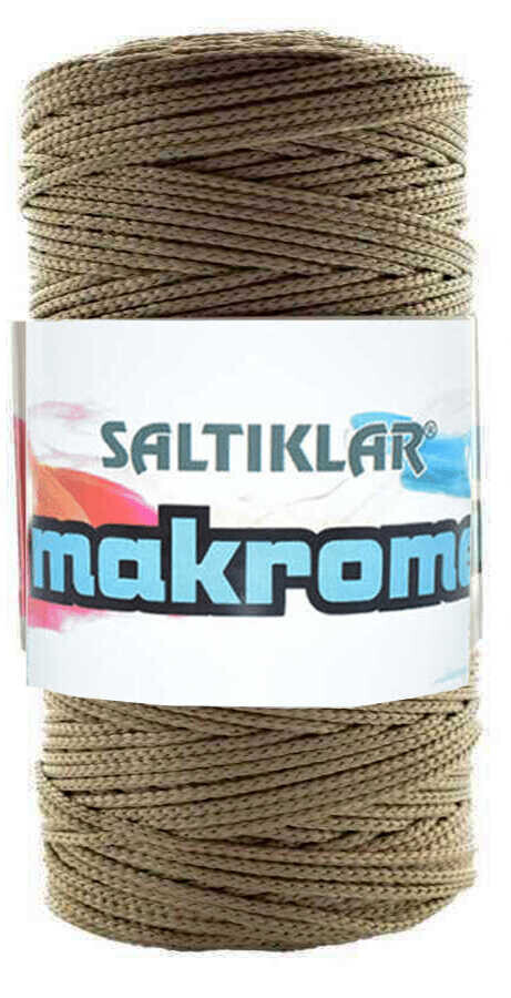 SALTIKLAR,POLYESTER MAKROME 0040 KOYU BEJ,EL ÖRGÜ İPLİKLERİ 