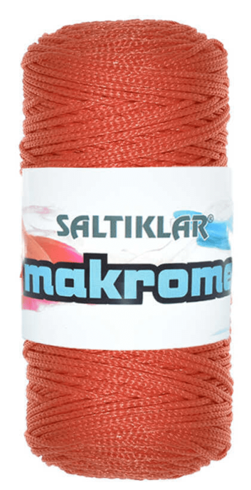 SALTIKLAR,POLYESTER MAKROME 0120 PORTAKAL,EL ÖRGÜ İPLİKLERİ - 1