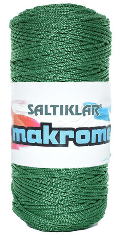 SALTIKLAR,POLYESTER MAKROME 0172 BENETTON YEŞİL,EL ÖRGÜ İPLİKLERİ 