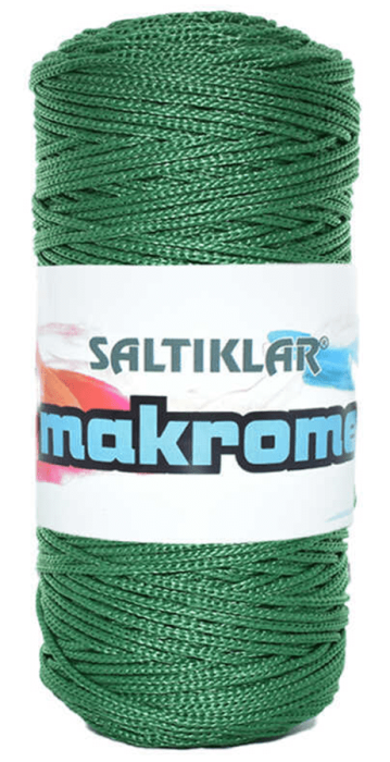 SALTIKLAR,POLYESTER MAKROME 0172 BENETTON YEŞİL,EL ÖRGÜ İPLİKLERİ - 1