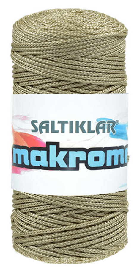 SALTIKLAR,POLYESTER MAKROME 0190 HAKİ YEŞİL,EL ÖRGÜ İPLİKLERİ 