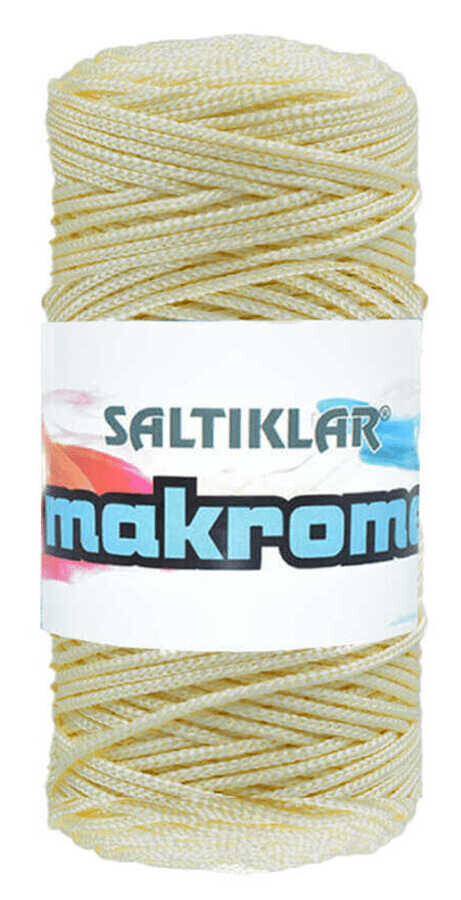 SALTIKLAR,POLYESTER MAKROME 0271 KREM,EL ÖRGÜ İPLİKLERİ 