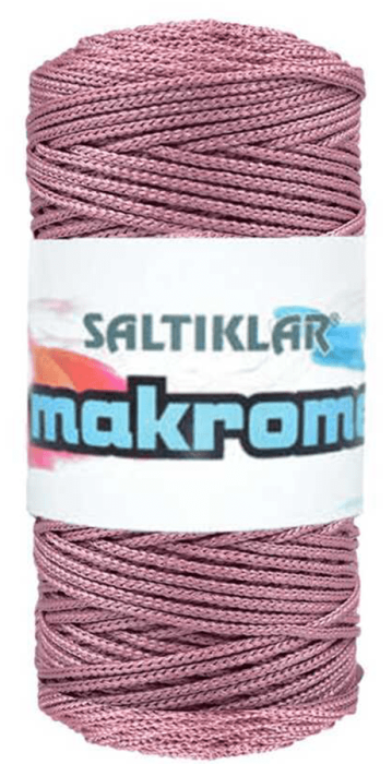 SALTIKLAR,POLYESTER MAKROME 0350 GÜL ,EL ÖRGÜ İPLİKLERİ - 1