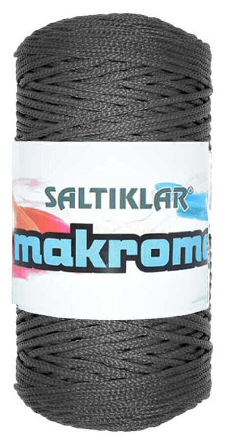 SALTIKLAR,POLYESTER MAKROME 0420 KOYU GRİ,EL ÖRGÜ İPLİKLERİ 