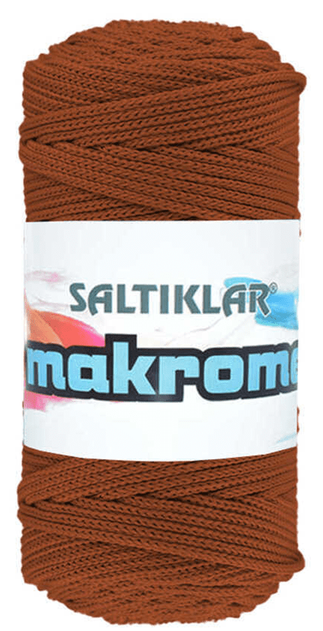 SALTIKLAR,POLYESTER MAKROME 2060 TABA,EL ÖRGÜ İPLİKLERİ 