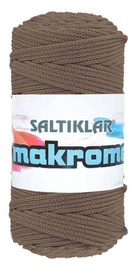 SALTIKLAR,POLYESTER MAKROME 2080 AÇIK KAHVE,EL ÖRGÜ İPLİKLERİ 