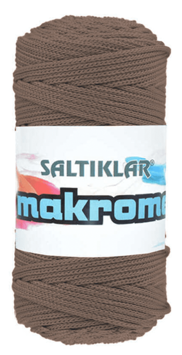 SALTIKLAR,POLYESTER MAKROME 2080 AÇIK KAHVE,EL ÖRGÜ İPLİKLERİ - 1