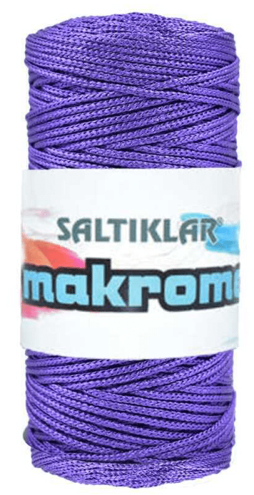 SALTIKLAR,POLYESTER MAKROME 4250 MOR,EL ÖRGÜ İPLİKLERİ - 1