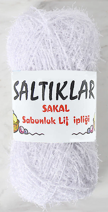 SALTIKLAR,SABUNLUK 0000 BEYAZ,EL ÖRGÜ İPLİKLERİ - 1