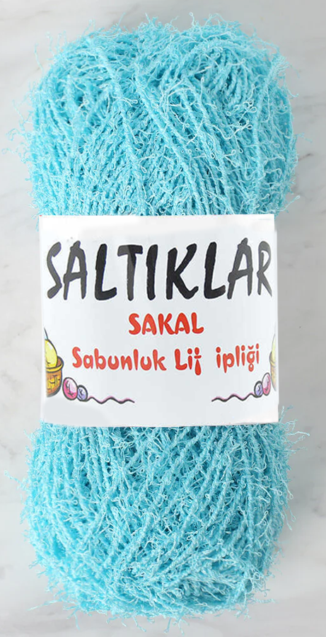 SALTIKLAR,SABUNLUK 0002 AÇIK BEBE MAVİ,EL ÖRGÜ İPLİKLERİ 