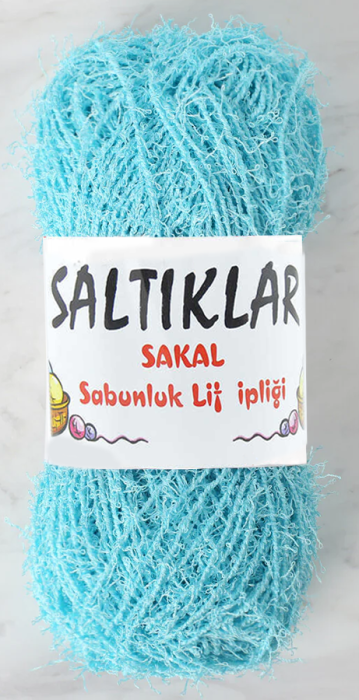 SALTIKLAR,SABUNLUK 0002 AÇIK BEBE MAVİ,EL ÖRGÜ İPLİKLERİ - 1