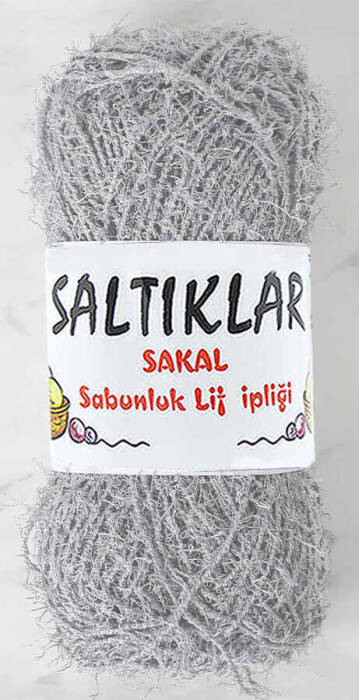 SALTIKLAR,SABUNLUK 0006 AÇIK GRİ,EL ÖRGÜ İPLİKLERİ - 1