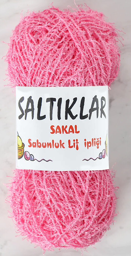 SALTIKLAR,SABUNLUK 0016 KOYU PEMBE,EL ÖRGÜ İPLİKLERİ 