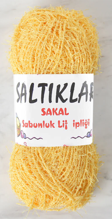 SALTIKLAR,SABUNLUK 0048 AÇIK SARI,EL ÖRGÜ İPLİKLERİ - 1