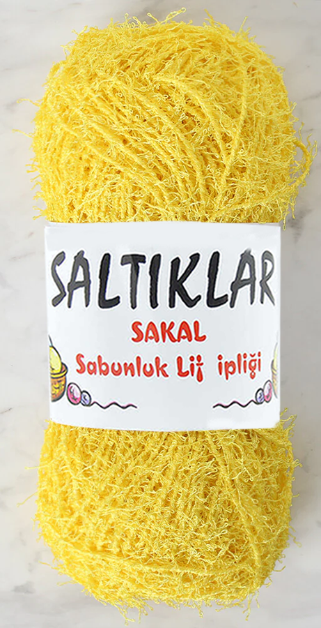 SALTIKLAR,SABUNLUK 0057 ORTA SARI,EL ÖRGÜ İPLİKLERİ 