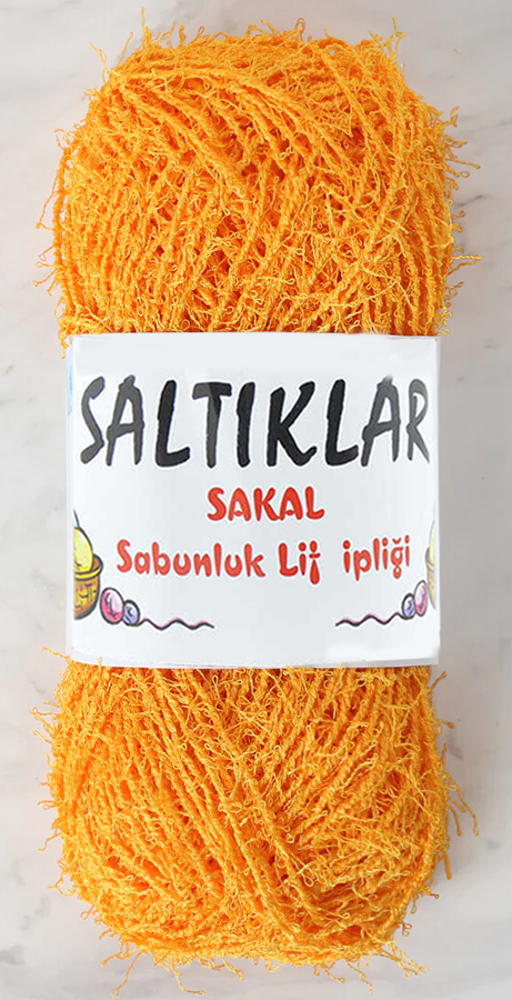 SALTIKLAR,SABUNLUK 0075 KOYU SARI,EL ÖRGÜ İPLİKLERİ 