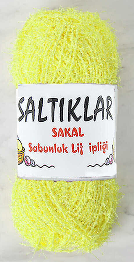 SALTIKLAR,SABUNLUK 0115 FOSFOR SARI,EL ÖRGÜ İPLİKLERİ 