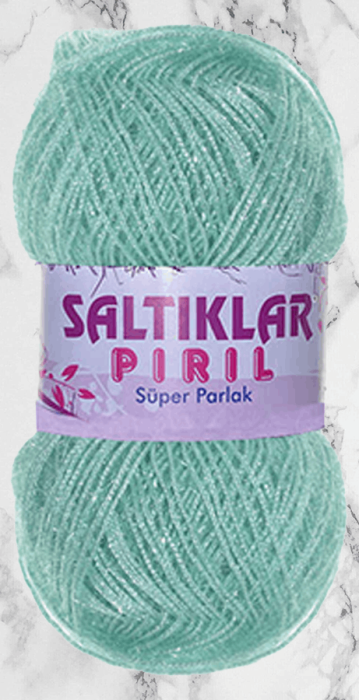 SALTIKLAR,SİMLİ KRİSTAL 0001 LAHANA,EL ÖRGÜ İPLİKLERİ - 1