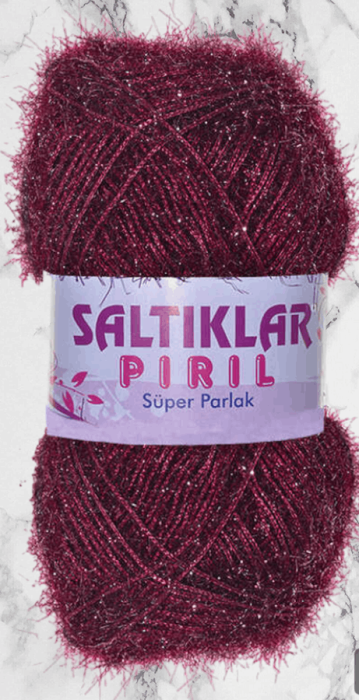 SALTIKLAR,SİMLİ KRİSTAL 0031 SIKLAMEN,EL ÖRGÜ İPLİKLERİ - 1