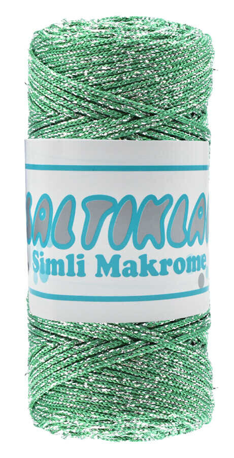 SALTIKLAR,SİMLİ POLYESTER MAKROME RS 0172 BENETTON YEŞİL,EL ÖRGÜ İPLİKLERİ 