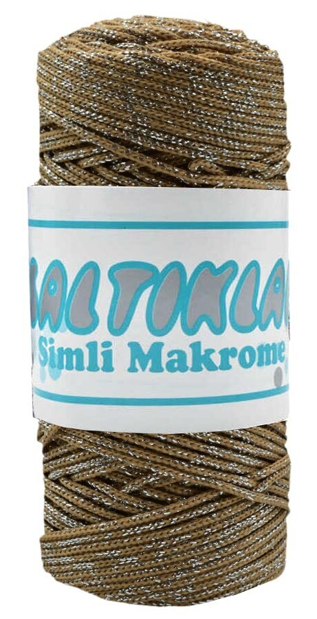 SALTIKLAR,SİMLİ POLYESTER MAKROME S 0032 NOHUT,EL ÖRGÜ İPLİKLERİ 