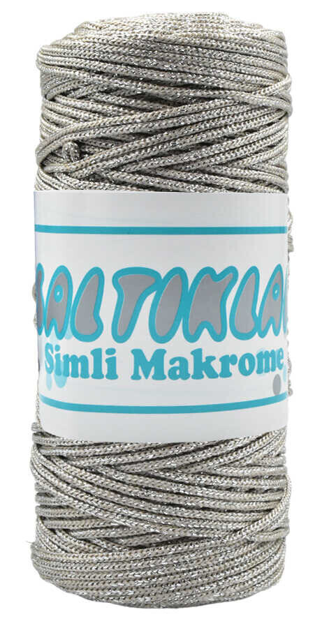 SALTIKLAR,SİMLİ POLYESTER MAKROME S 0227 ORTA BEJ,EL ÖRGÜ İPLİKLERİ 