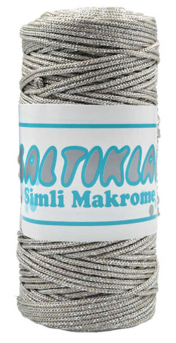 SALTIKLAR,SİMLİ POLYESTER MAKROME S 0227 ORTA BEJ,EL ÖRGÜ İPLİKLERİ - 1