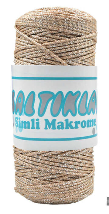 SALTIKLAR,SİMLİ POLYESTER MAKROME SG 0272 NOHUT,EL ÖRGÜ İPLİKLERİ - 1