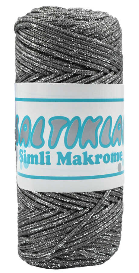 SALTIKLAR,SİMLİ POLYESTER MAKROME SG 0420 AÇIK GRİ,EL ÖRGÜ İPLİKLERİ 