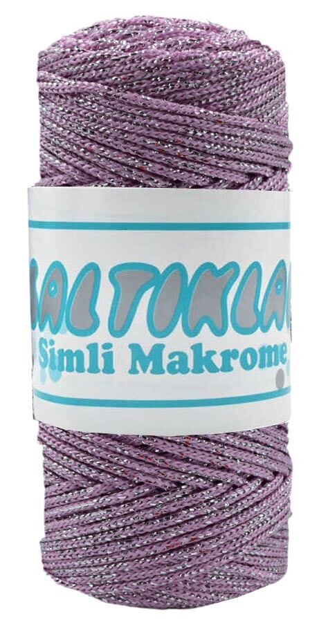 SALTIKLAR,SİMLİ POLYESTER MAKROME SG 1535 ORTA PEMBE,EL ÖRGÜ İPLİKLERİ 