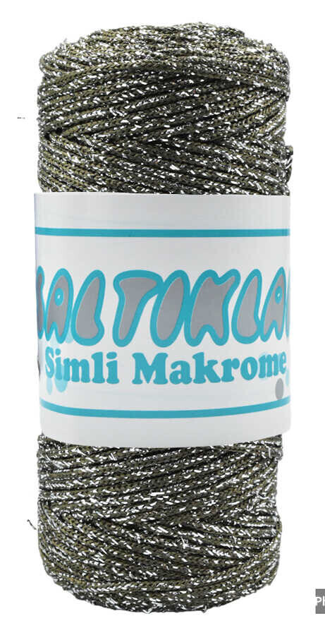 SALTIKLAR,SİMLİ POLYESTER MAKROME SG 2860 HAKİ YEŞİL,EL ÖRGÜ İPLİKLERİ 