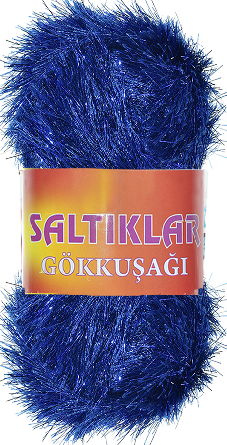 SALTIKLAR,SİMLİ YUMOŞ 0004 SAKS MAVİ,EL ÖRGÜ İPLİKLERİ 