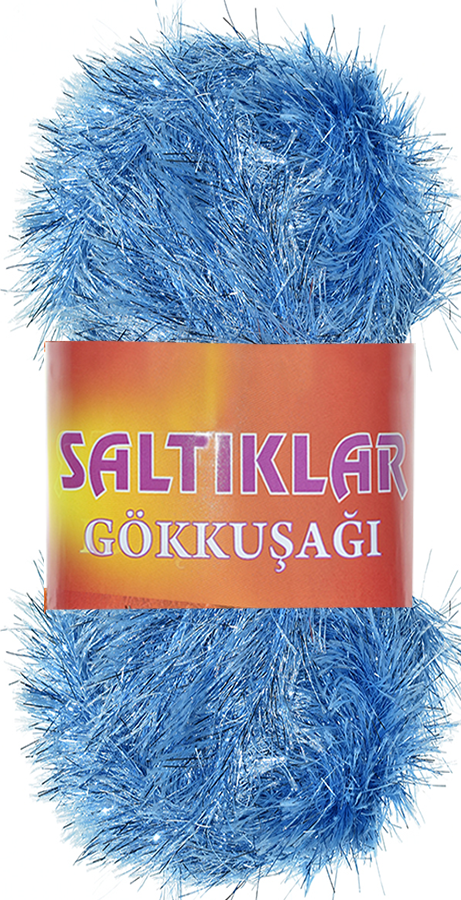 SALTIKLAR,SİMLİ YUMOŞ 0007 BEBE MAVİ,EL ÖRGÜ İPLİKLERİ 