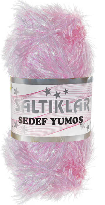 SALTIKLAR,SİMLİ YUMOŞ 0013 UÇUK PEMBE,EL ÖRGÜ İPLİKLERİ - 1