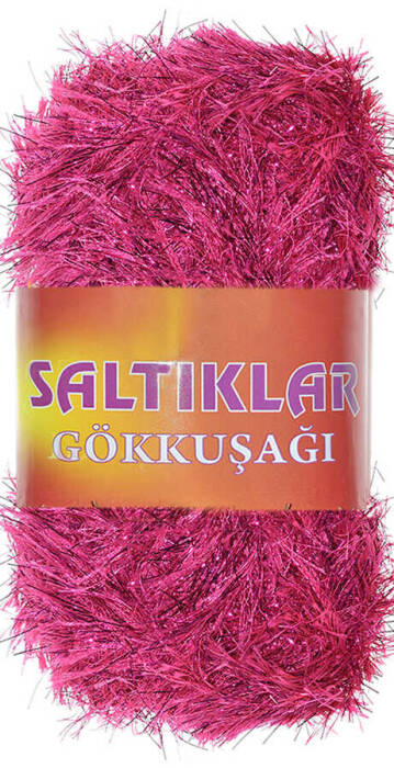 SALTIKLAR,SİMLİ YUMOŞ 0021 ORTA PEMBE,EL ÖRGÜ İPLİKLERİ - 1