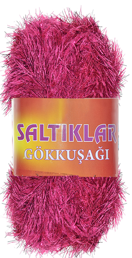 SALTIKLAR,SİMLİ YUMOŞ 0022 KOYU PEMBE,EL ÖRGÜ İPLİKLERİ 