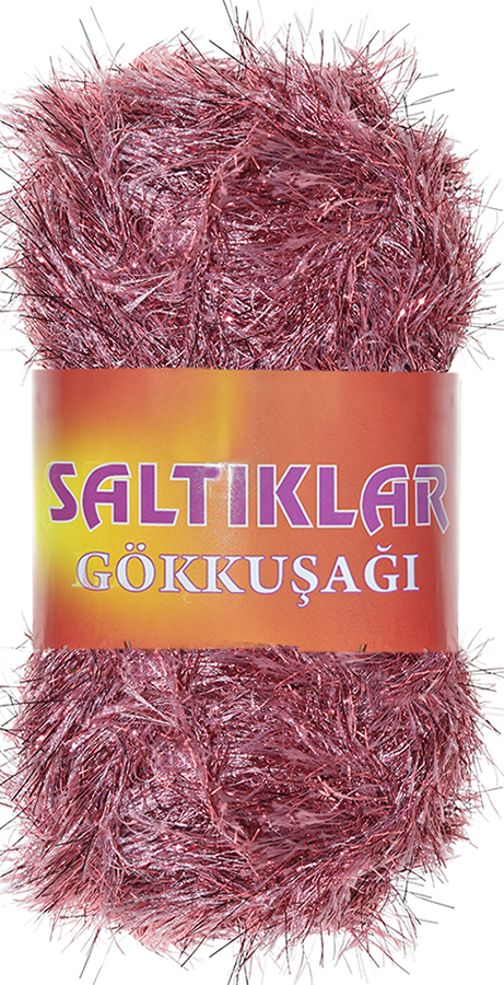 SALTIKLAR,SİMLİ YUMOŞ 0028 GÜL KURUSU,EL ÖRGÜ İPLİKLERİ 