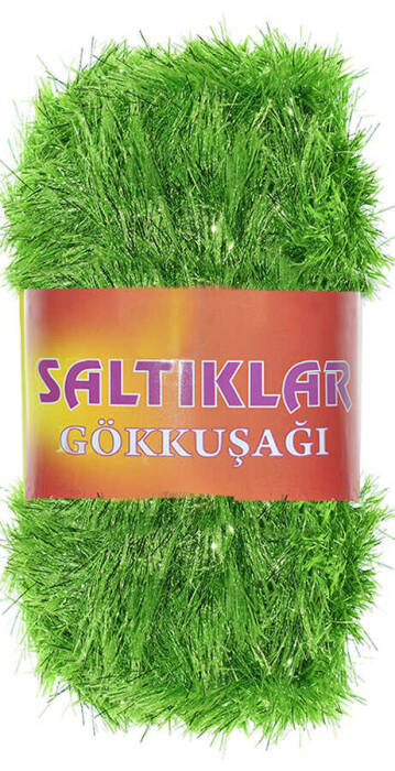 SALTIKLAR,SİMLİ YUMOŞ 0047 ÇİMEN YEŞİL,EL ÖRGÜ İPLİKLERİ - 1