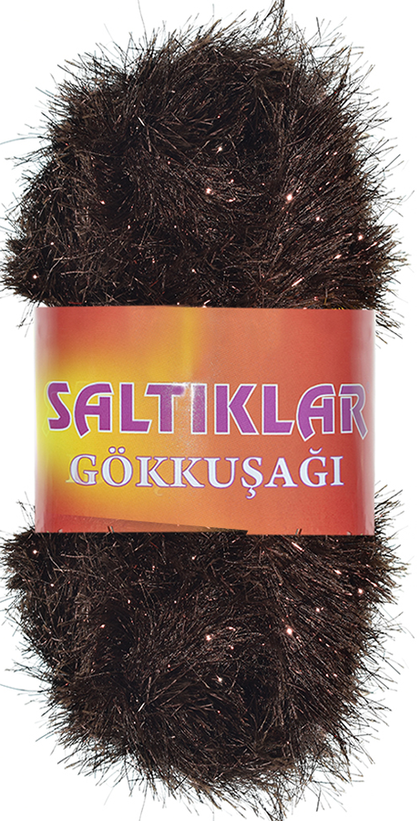 SALTIKLAR,SİMLİ YUMOŞ 0093 KAHVE,EL ÖRGÜ İPLİKLERİ 