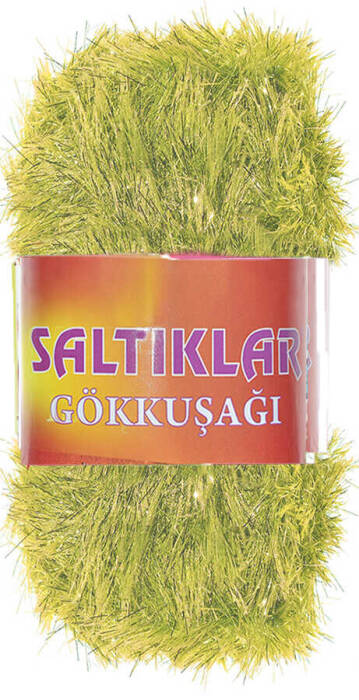 SALTIKLAR,SİMLİ YUMOŞ 0114 FOSFOR YEŞİLİ,EL ÖRGÜ İPLİKLERİ - 1